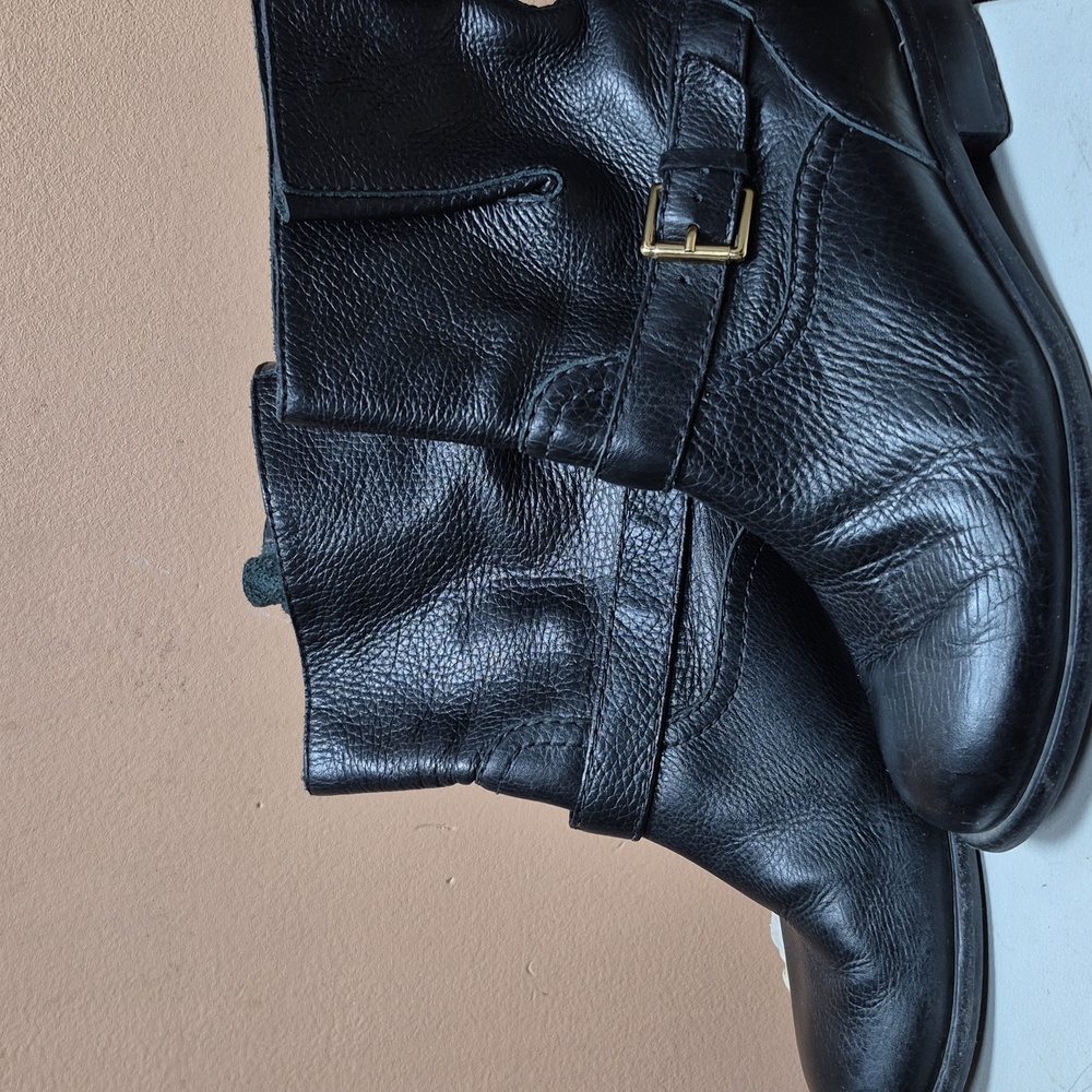 KATE SPADE- LEATHER ANKLE BOOTIES - Picture 6 of 9